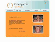 Tablet Screenshot of osteopathie-breisach.de